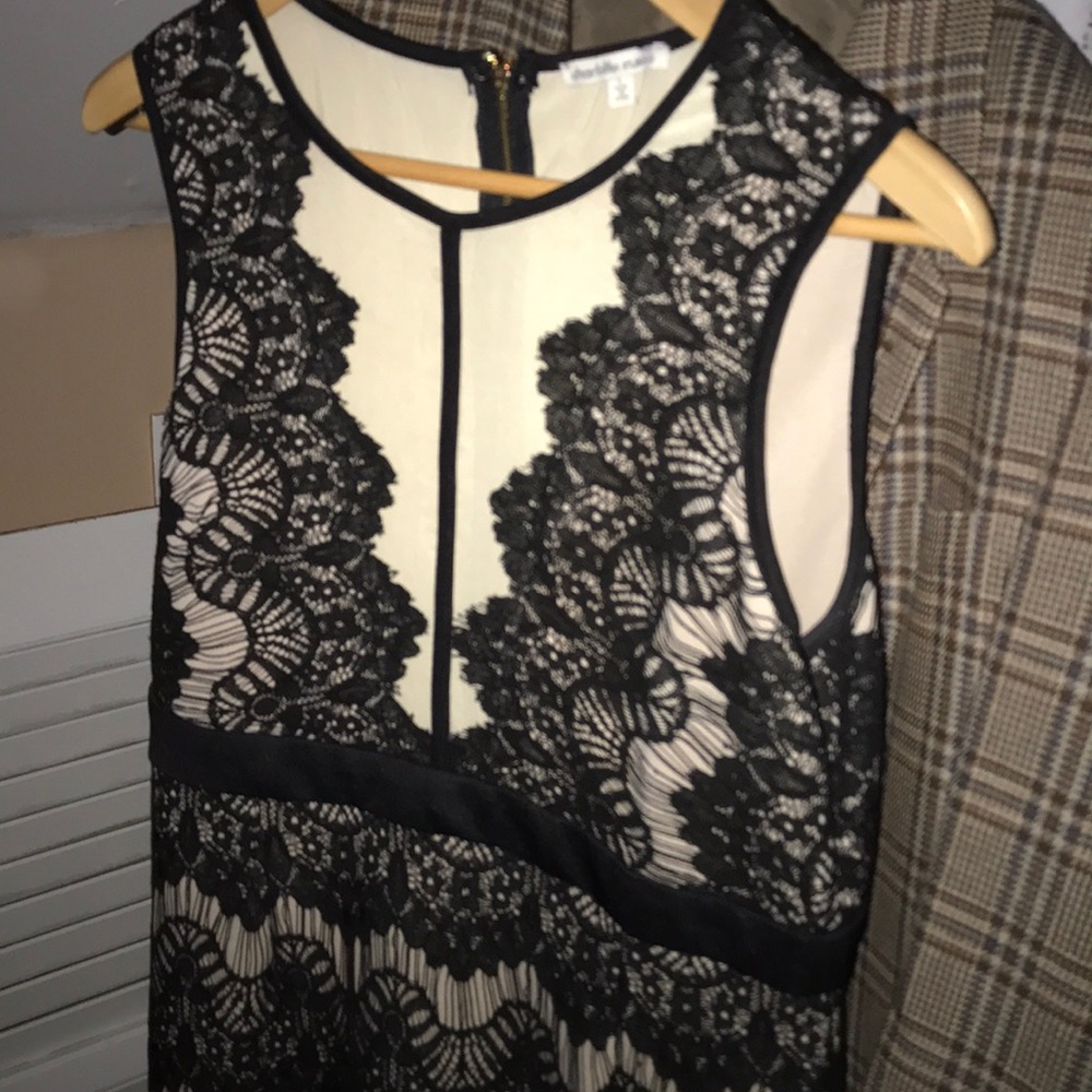 Little Black Dress: Lace with sheer